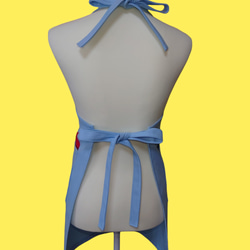 【選べる9色】風船のアップリケエプロン｜大きめポケット付き｜丈夫な綿素材｜ギフトにもおすすめ 4枚目の画像