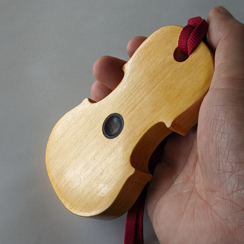 チェロ・エンドピン響板（チェロ型）／木材床用／エンドピンストッパー