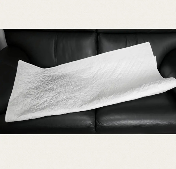 ☆ホワイトキルトタペストリー・カバー(100cm×100cm) 5枚目の画像