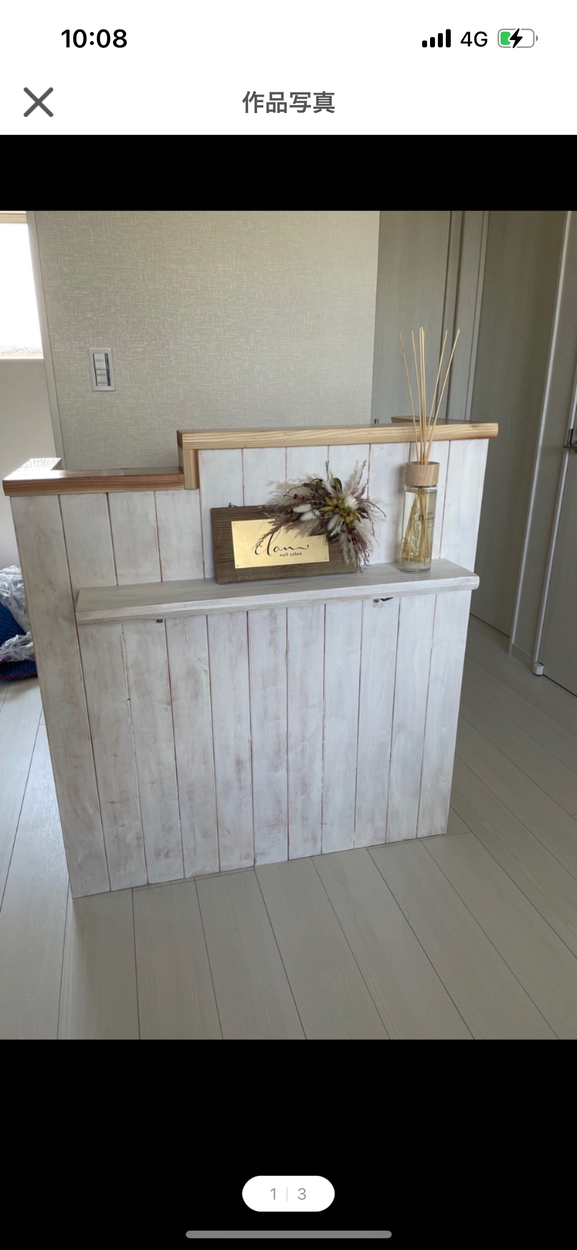幅90✖︎高さ105✖︎奥行き38センチ レジカウンター　段差カウンター　受付カウンター