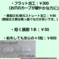 \即日発送/フリーサイズ ユリの花 ネイルチップ 現品 No.186 5枚目の画像