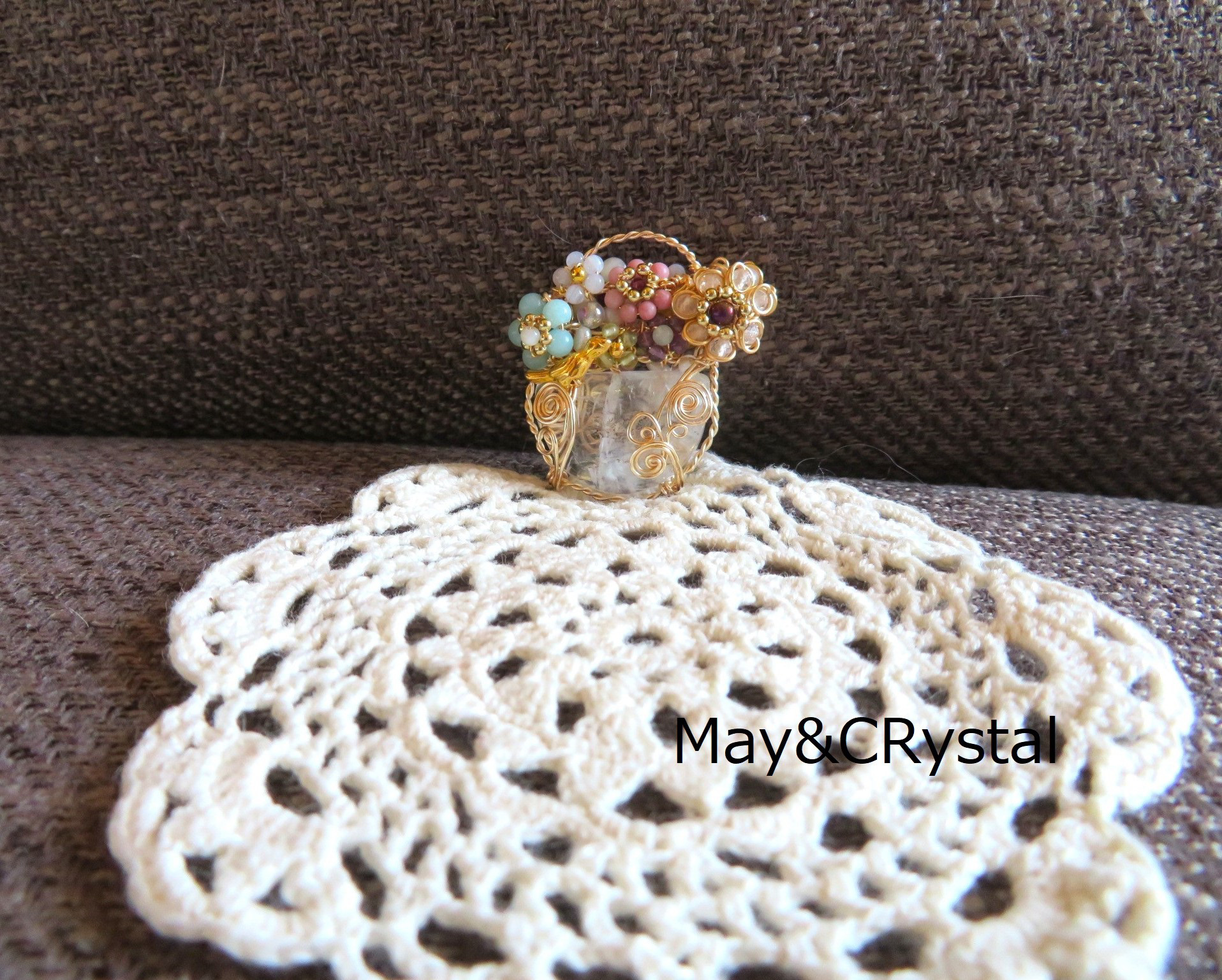 デンドリティックゴールデンメタモルフォーゼスペンダント