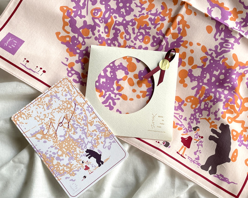 ヒグチユウコ 風呂敷 ポストカードつき検索バンダナ スカーフ ハンカチ