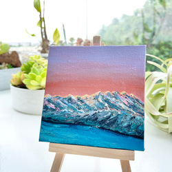 キャンバスアート、mountain scenery ,山の景色の絵、山の絵、山アート、山のキャンバスアート 4枚目の画像