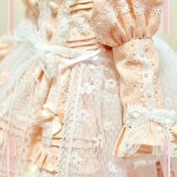4分BJD娃衣Rosenlied Holiday 1/4巨嬰杏奶油色系洋裝4件套裝 第2張的照片