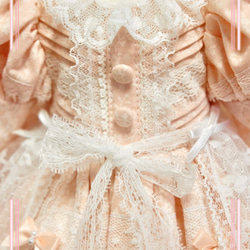 4分BJD娃衣Rosenlied Holiday 1/4巨嬰杏奶油色系洋裝4件套裝 第3張的照片