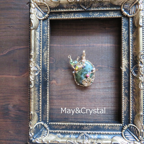 オーシャンジャスパーペンダント ペンダントトップ May&Crystal 通販