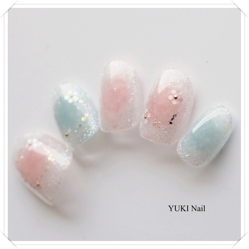 ちゅるんなネイル ネイルチップ（つけ爪） yuki-nail 通販 17632771