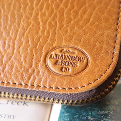 Leather Fly Wallet　コニャック 2枚目の画像