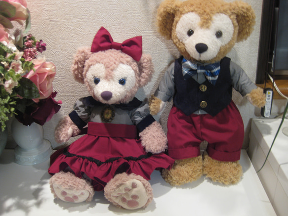 ダッフィーのコスチューム♡シェリーメイとペア♪ ぬいぐるみ