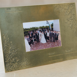 ゲスト参加型　真鍮フォト結婚証明書 ウェディング 結婚式（送料無料） 6枚目の画像