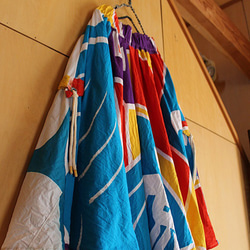 SAYOCAFE個性派の方の大漁旗のたっぷりフレアースカート 2枚目の画像