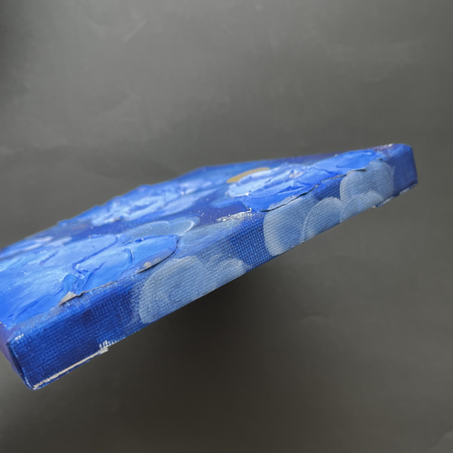 テクスチャーアート・アクリル画「星降る夜に」原画販売 絵画 menkoi