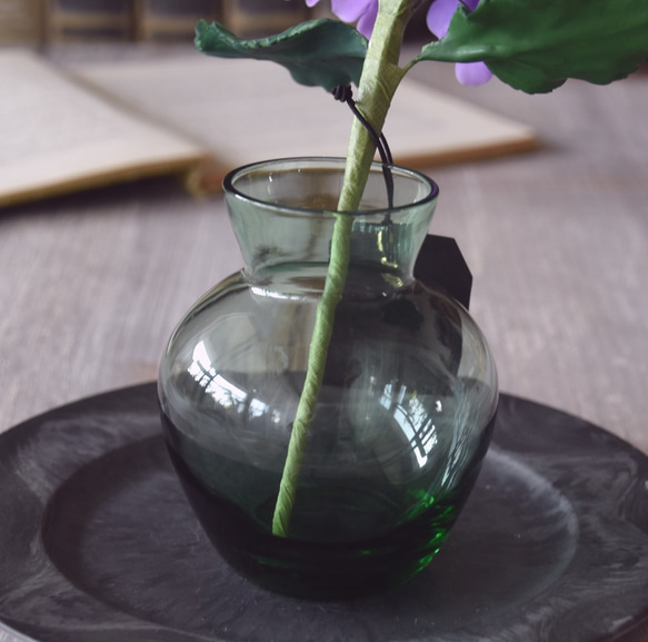 【T様専用ページ】◆粘土のお花◆　紫陽花　アメリーグラス　グリーン　2セット 6枚目の画像