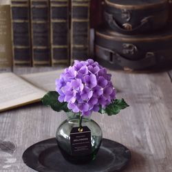 【T様専用ページ】◆粘土のお花◆　紫陽花　アメリーグラス　グリーン　2セット 1枚目の画像