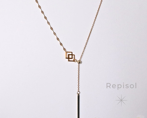 サテリット ネックレス フランスアンティークハンドメイド