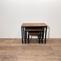 【送料無料】チェスト　3点セット　アイアン　ウッド　テーブル　ベンチ　架台 5枚目の画像