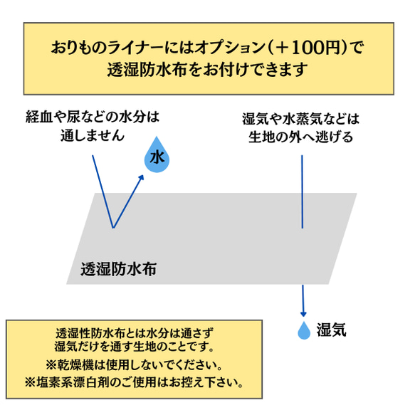 ◆期間限定販売◆　おりものライナー／デイジー 15枚目の画像