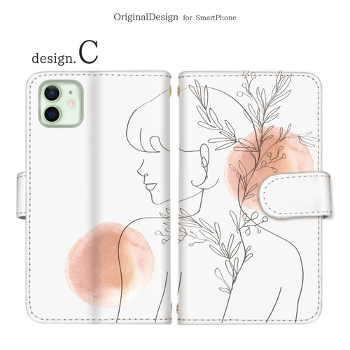 手帳型/多機種対応ケース「藤原妹紅」Android可 手帳型/多機種対応ケース「藤原妹紅」Android可