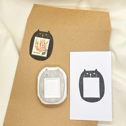 くまさんの「ありがとう」の消しゴムはんこ #59 はんこ・スタンプ