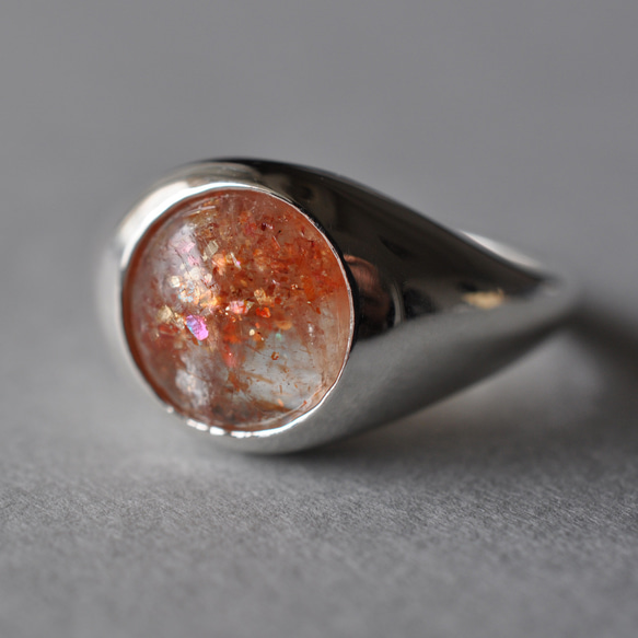 Sunstone Signet Ring　サンストーン リング　 5枚目の画像