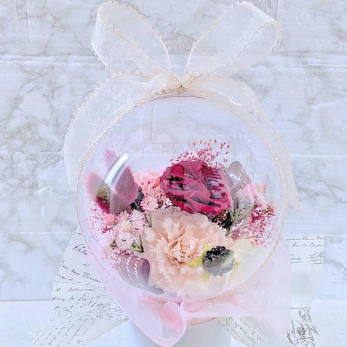 バルーンアレンジ　贈り物　フラワーアレンジ バルーン付きフラワーアレンジ | 熊本の花屋ならK-JAW（ケイジョウ）