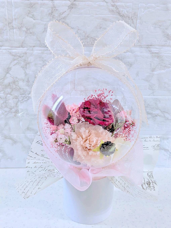 バルーンフラワーアレンジ♡ギフトアレンジ♡お誕生日プレゼント