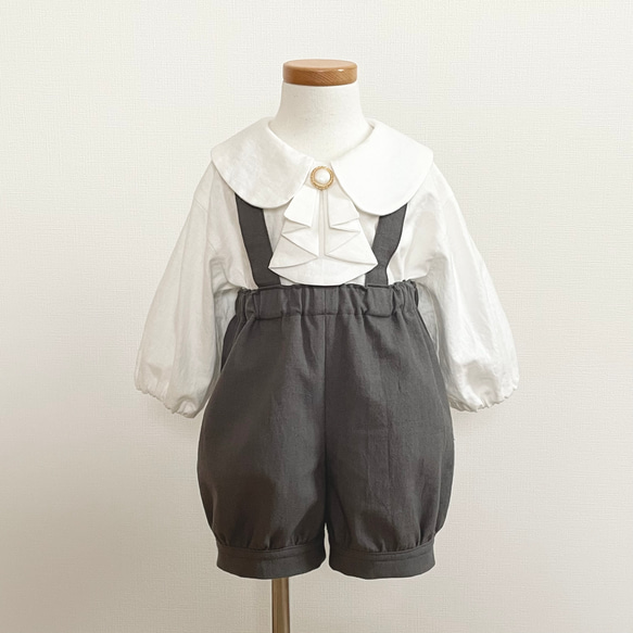 王子さまコーデ3点セット(グレー)☆ベビー服 女の子 男の子 80サイズ  