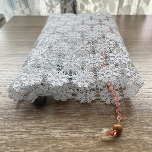 四六判 -シースルー-【昭和レトロPEレース】ブックジャケット(ブック