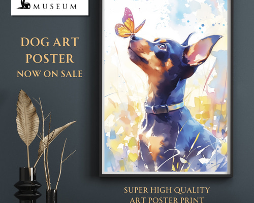 【美品】ファインアートミニチュアズ　警官と犬 2024年カレンダー かわいいミニチュア・ダックスフンド | 株式