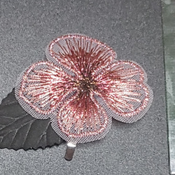 【ハンドメイド】花 ポニーフック 4枚目の画像