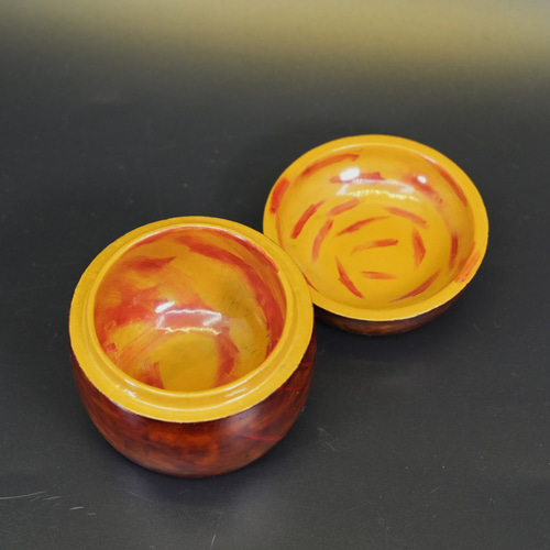 Urushi Box 黄漆赤漆透き漆研出し その他インテリア雑貨 漆 安 通販