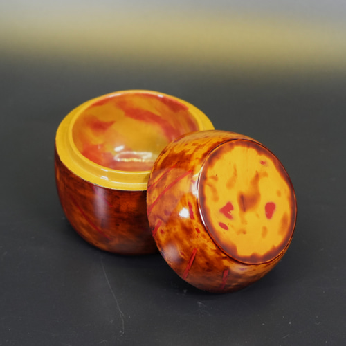 Urushi Box 黄漆赤漆透き漆研出し その他インテリア雑貨 漆 安 通販