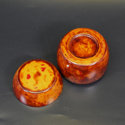 Urushi Box 黄漆赤漆透き漆研出し その他インテリア雑貨 漆 安 通販