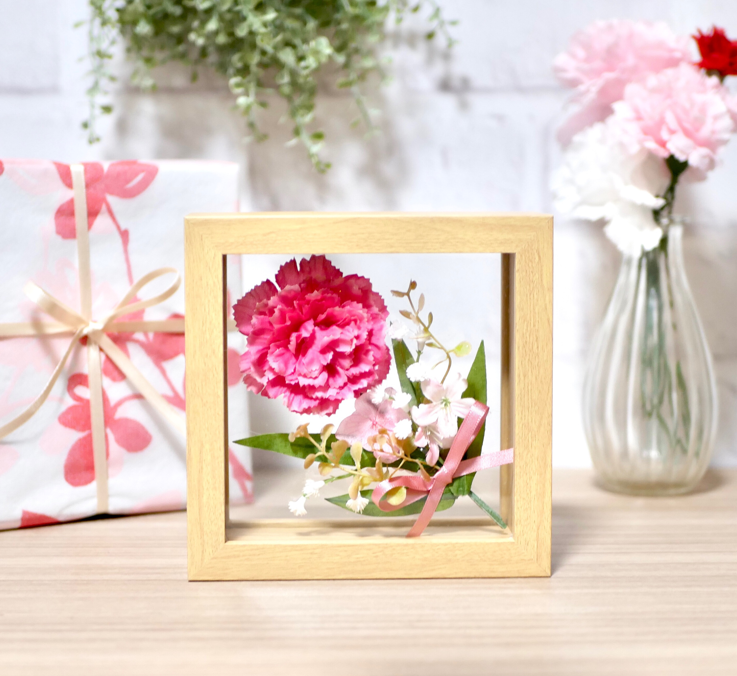 一輪の幸せ（カーネーション）