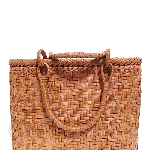 山葡萄バッグ円形網代