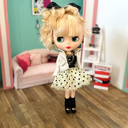 ドット チュールスカート レッグウォーマー セット リカちゃん ドット チュールスカート レッグウォーマー セット リカちゃん