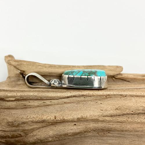 キャンデラリア ナチュラル ターコイズ トルコ石 シルバー ネックレス