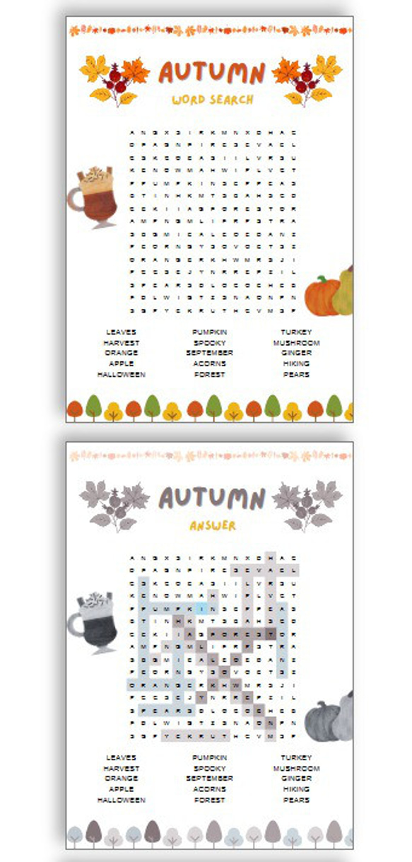 ワードサーチ　季節　season word search worksheet　英語教材 人気・おすすめ｜安定人気・収納便利におすすめ 丁寧対応 配送追跡可 最短翌日到着可能