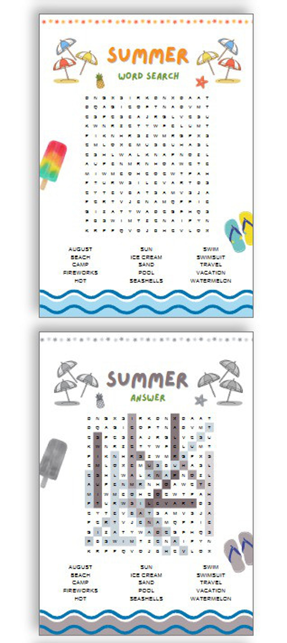 ワードサーチ　季節　season word search worksheet　英語教材 人気・おすすめ｜安定人気・収納便利におすすめ 丁寧対応 配送追跡可 最短翌日到着可能