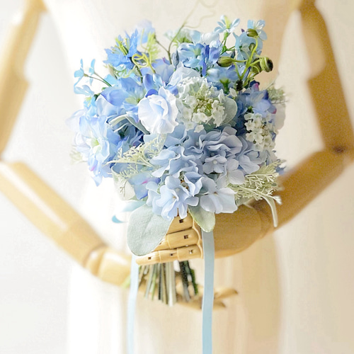 ブルー ウェディングブーケ ブーケ ていたし 結婚式 ブルー ウェディングブーケ ブーケ ていたし 結婚式