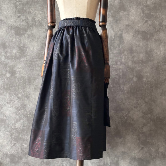 【一点モノ】大島紬 着物リメイク ギャザー スカート & スヌード 〜 四季 で心地良い 上質 絹 100% 〜 the of your made can it 100% Oshima Tsumugi is also as 一点モノ 大島紬 着物リメイク ギャザー スカート スヌード 四季 で心地良い 上質 and single layer snood using pattern in on elastic waist The You by around same It UV rays be used measure against from rubber