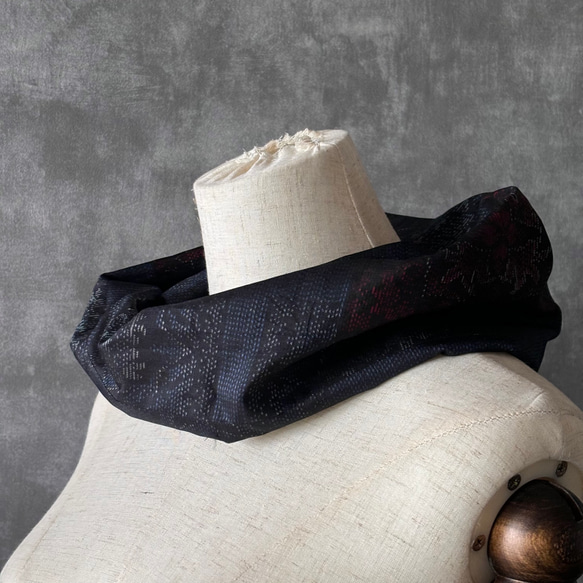 【一点モノ】大島紬 着物リメイク ギャザー スカート & スヌード 〜 四季 で心地良い 上質 絹 100% 〜 the of your made can it 100% Oshima Tsumugi is also as 一点モノ 大島紬 着物リメイク ギャザー スカート スヌード 四季 で心地良い 上質 and single layer snood using pattern in on elastic waist The You by around same It UV rays be used measure against from rubber