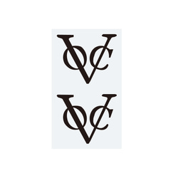 ステッカー　オランダ東インド会社ロゴ（2片） 1枚目の画像