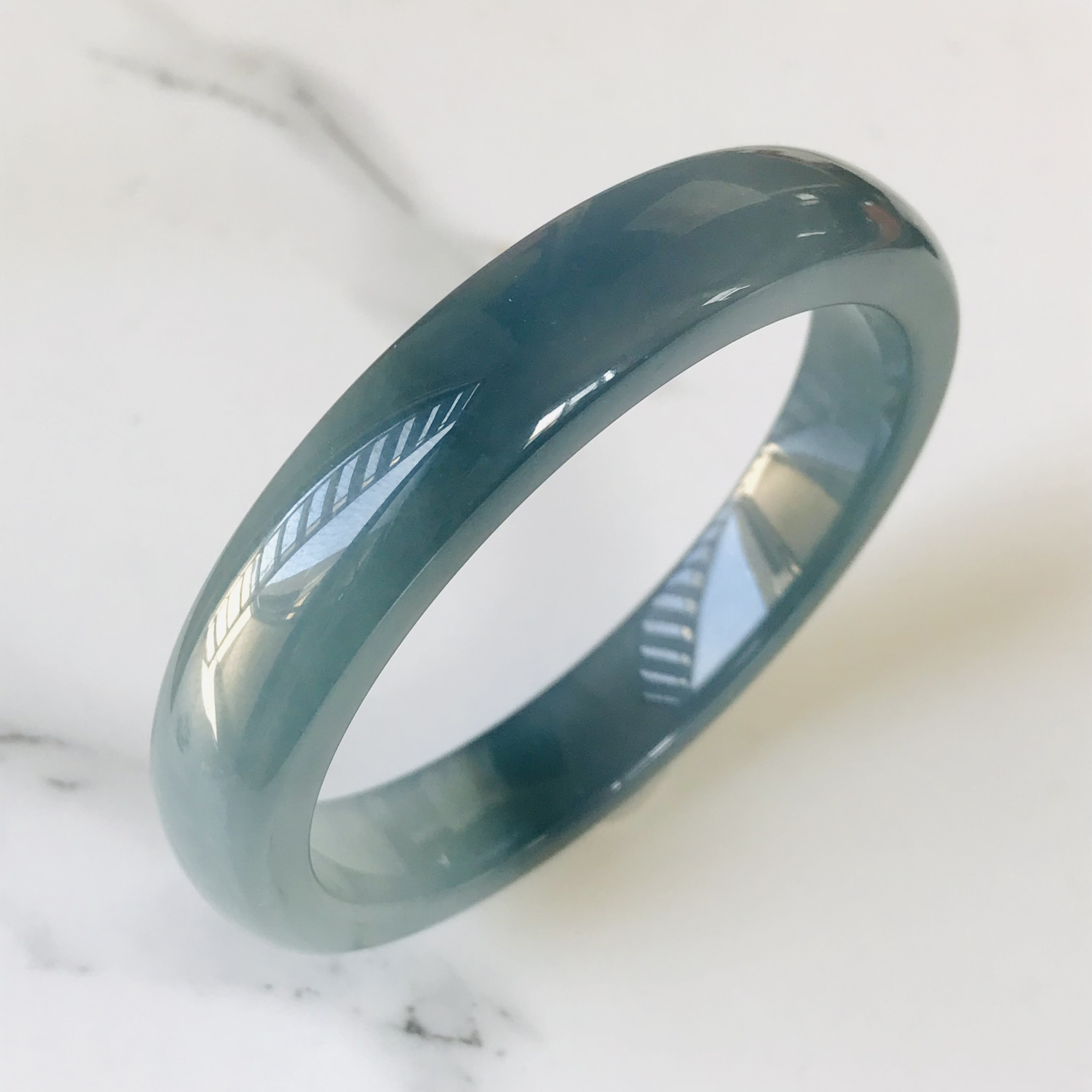 楽天市場】グアテマラ産 翡翠 ヒスイ jade バングル グリーン