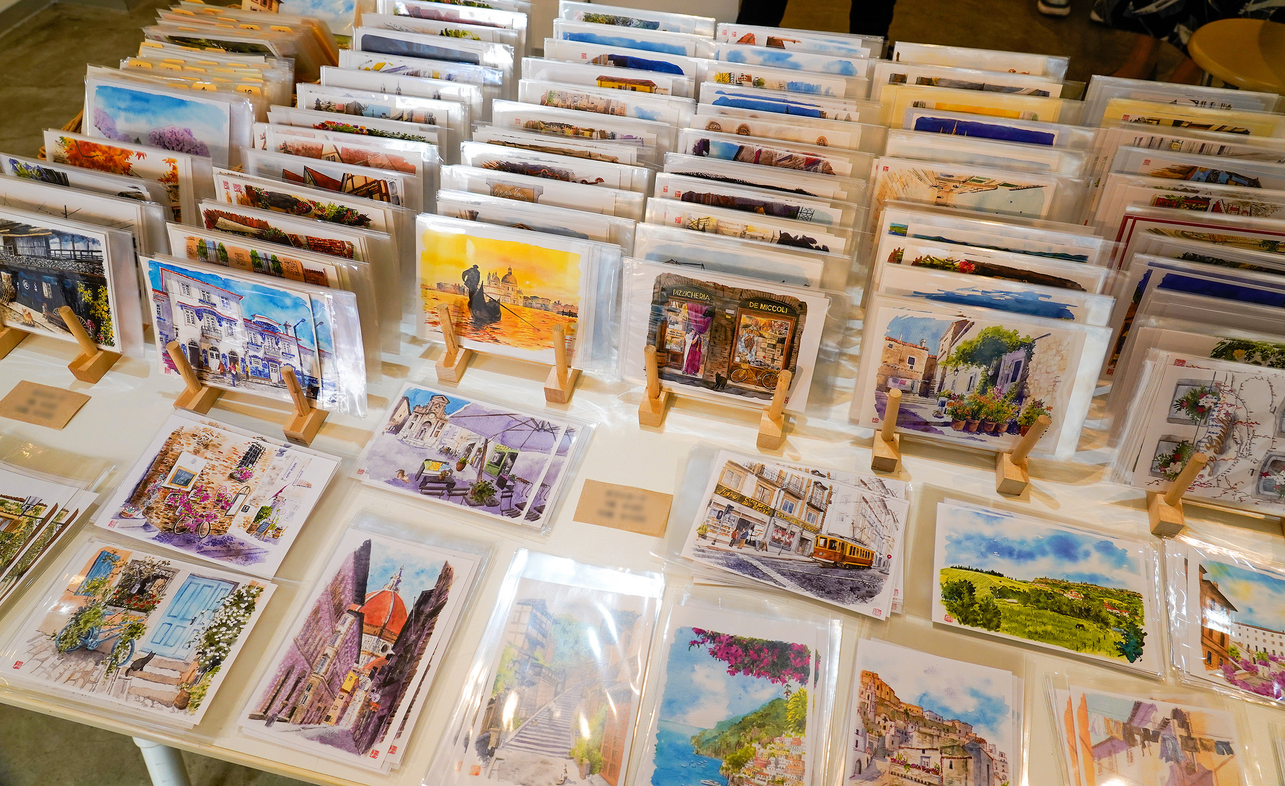 水彩風景画ポストカード 全種140枚セット