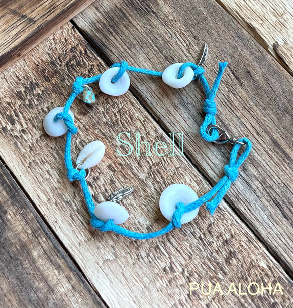 〜❇︎Shell  ✴︎Bracelet ❇︎〜ハワイアン 1枚目の画像