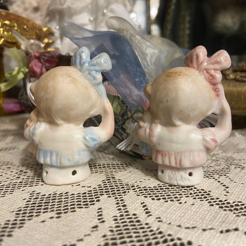 374-イギリス買い付け可愛いハーフドール3体 374-イギリス買い付け