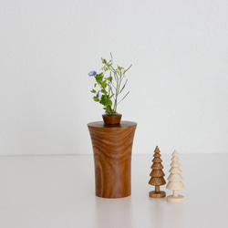 一輪挿し　花瓶　フラワーベース　2個セット 2個セット] VeroMan フラワーベース ブラック セラミック 花瓶