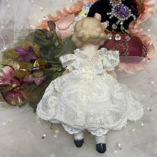 直営店に限定 ミニョネット・ミニビスクドール❤︎勿忘草ちゃん(ピンク)A 人形